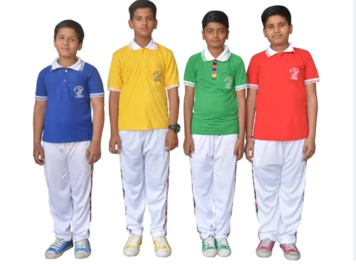 4 Colour School House Polo and Track Pants Set